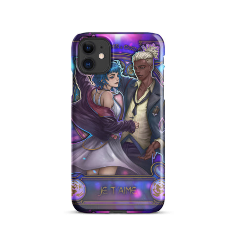 Ekko & Jinx in Art Nouveau style (Je t'aime) - Snap case for iPhone®