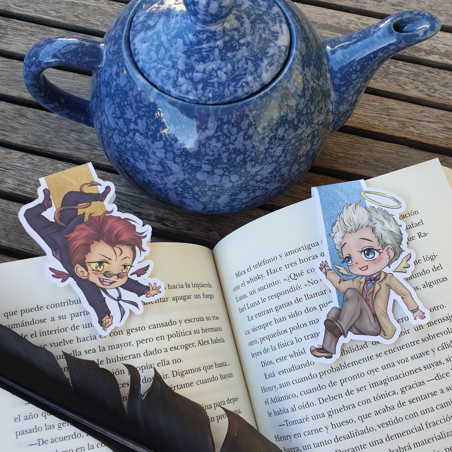 Good Omens Magnetic Bookmark