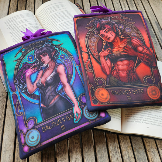 Book Sleeve Karlach & Shadowheart