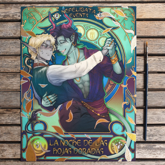 Sasha & Aal'shan FAEBALL limited edition in Art Nouveau style