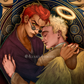 Good Omens in Art Nouveau style