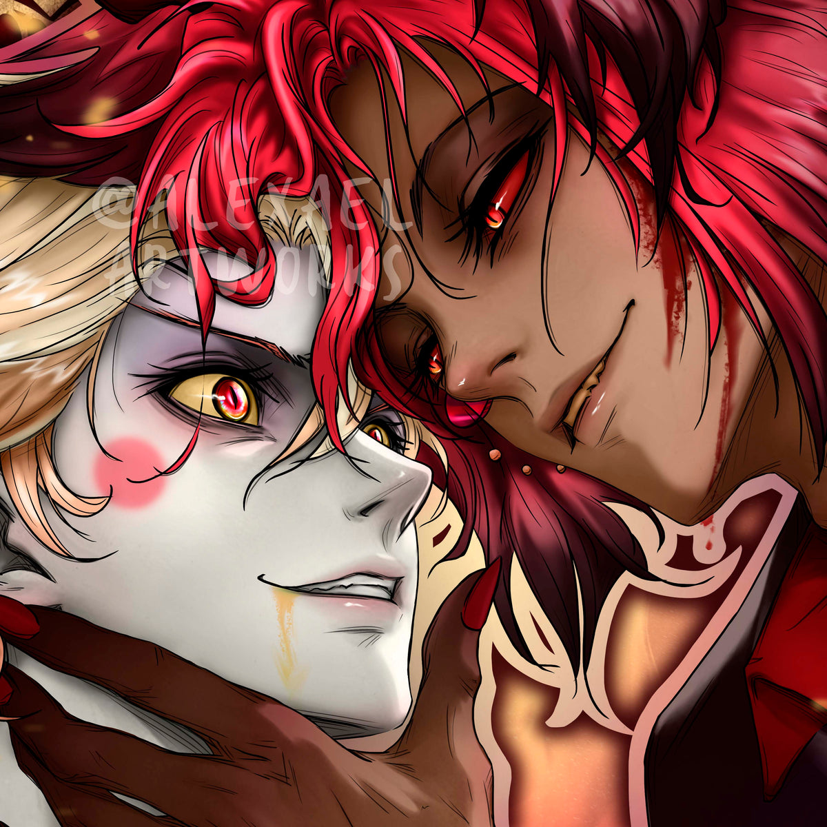 Alex Rochon Alistor Alastor & Lucifer Join Forces – Alexael Artworks