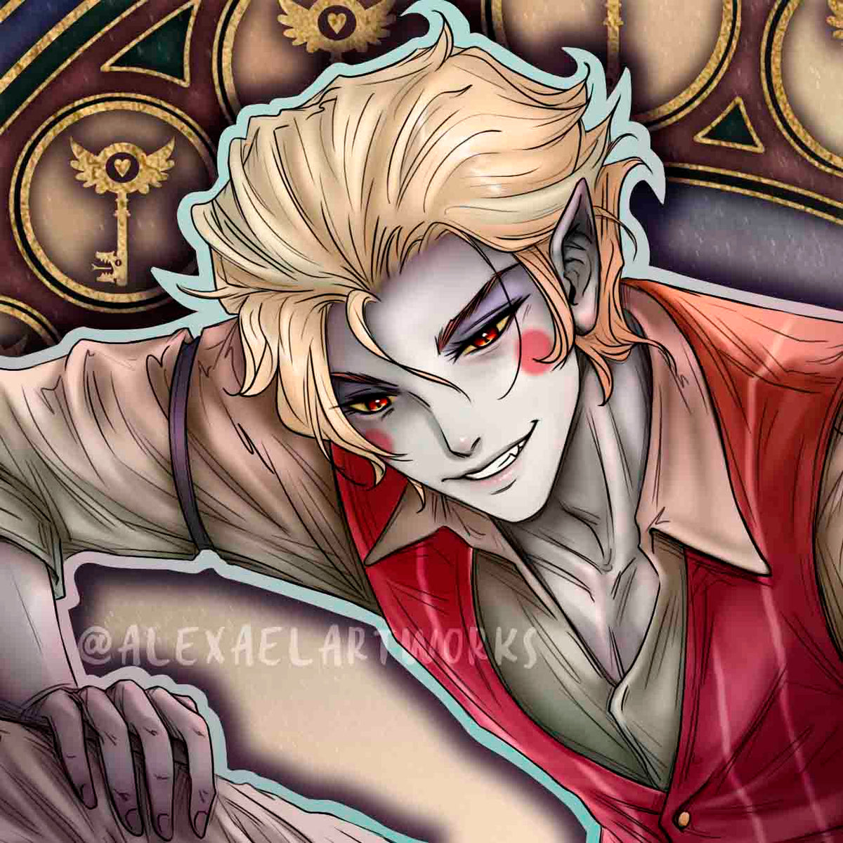 Alex Rochon Alistor Lucifer & Alastor Enemies – Alexael Artworks