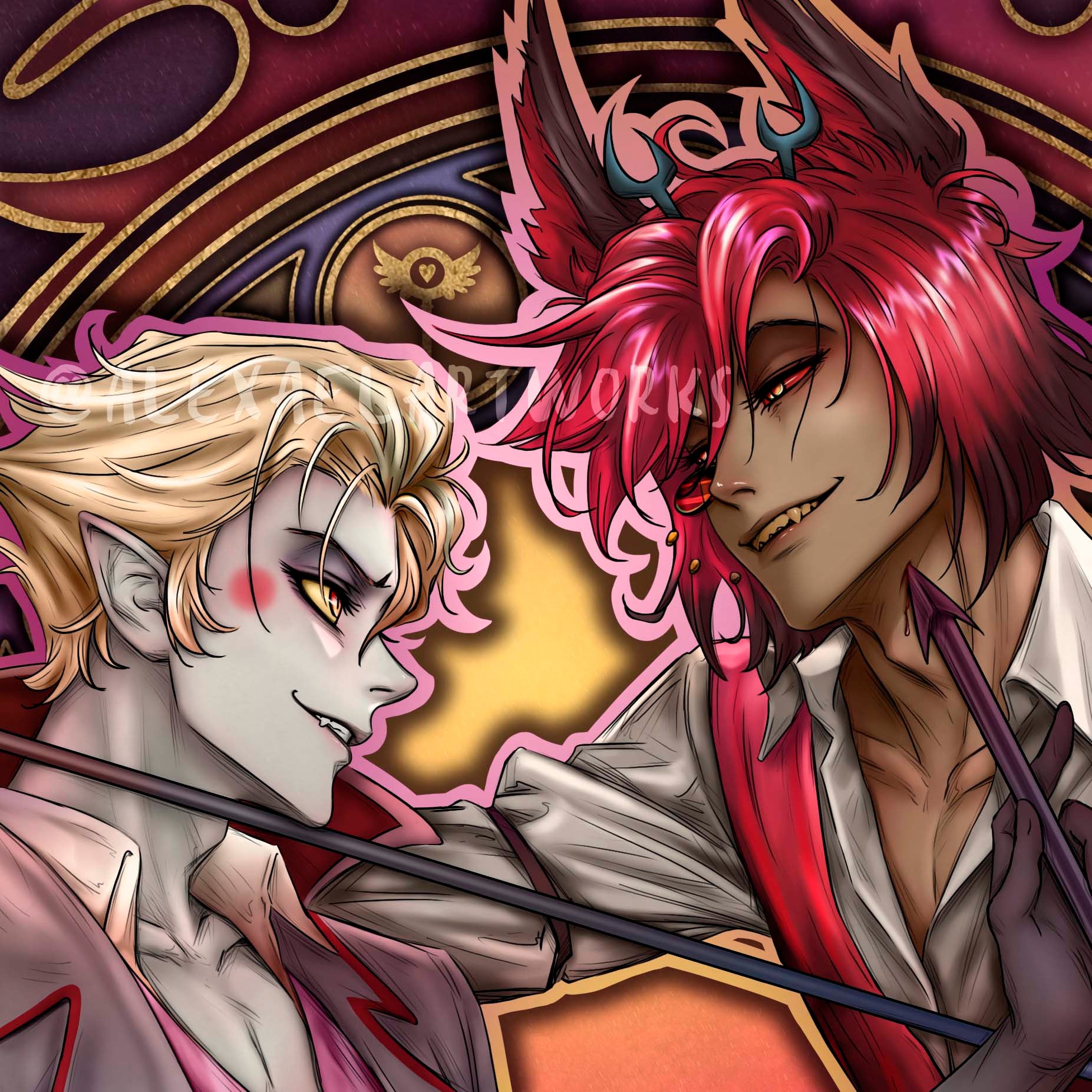 Alex Rochon Alistor Alastor & Lucifer – Alexael Artworks