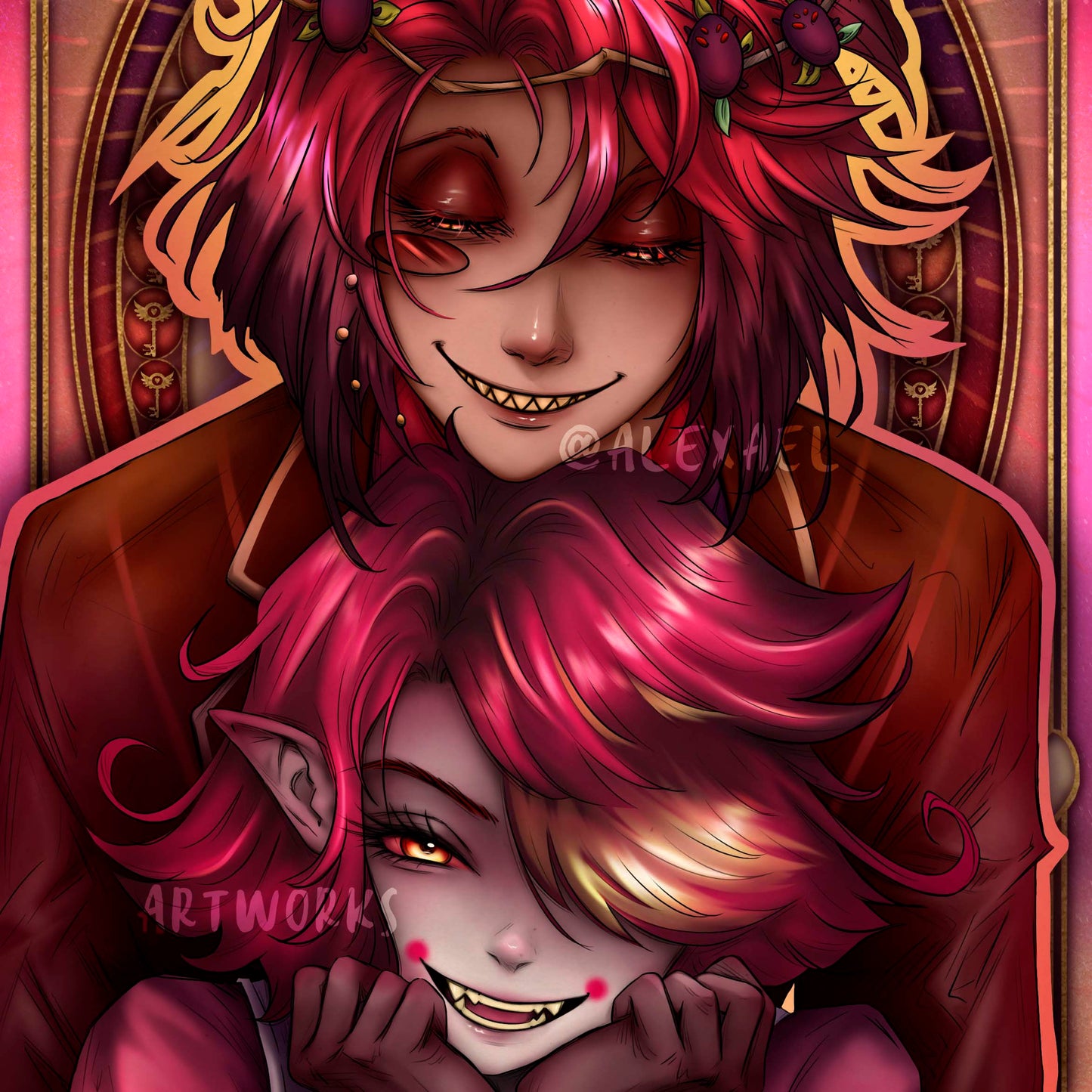 Alastor & Niffty Tarot