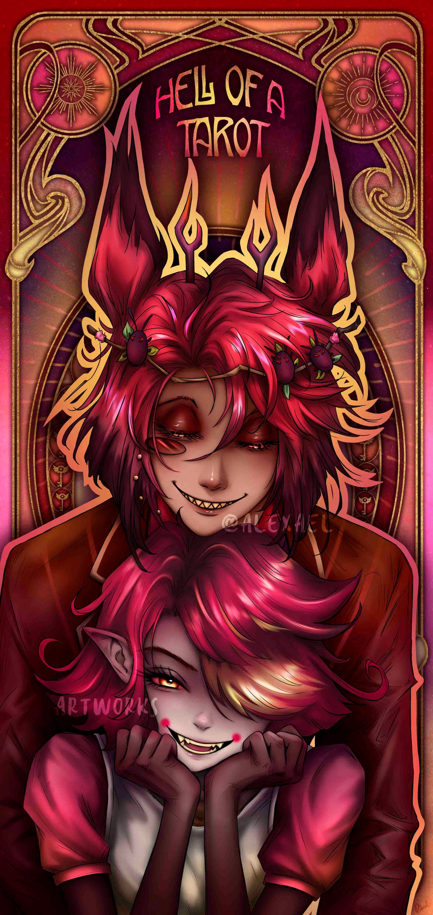 Alastor & Niffty Tarot