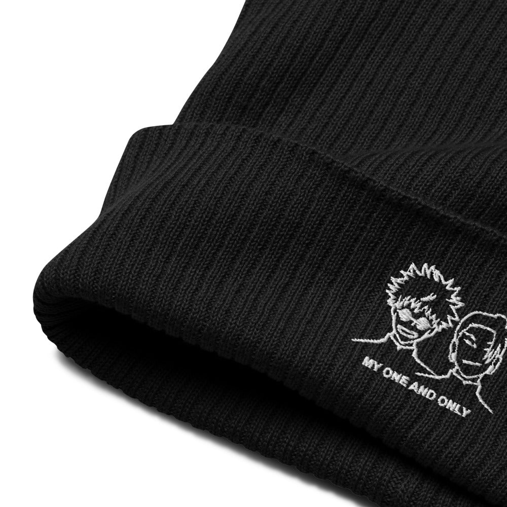 Satosugu Dark - Gorro tejido orgánico bordado