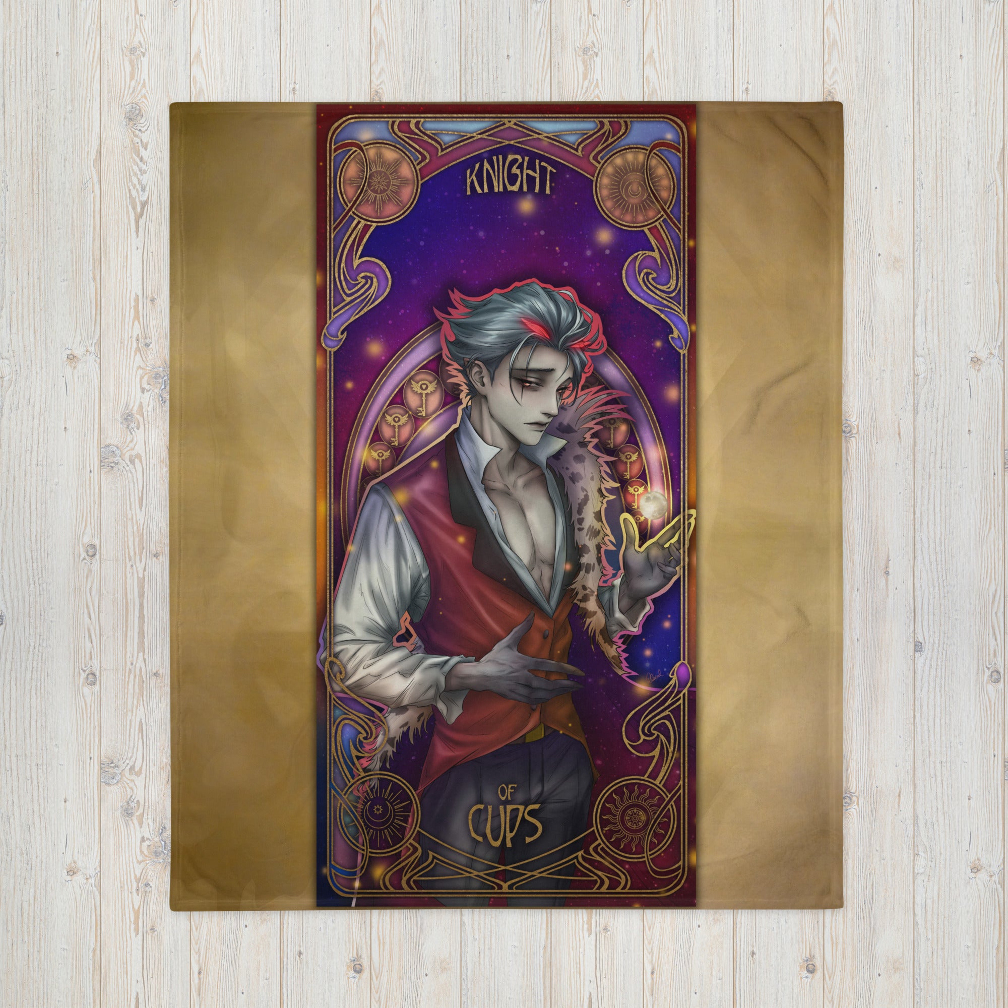 Stolas Tarot Card 🔥 Hellish Blankets ~ Mantas Infernales – Alexael Artworks