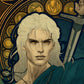 Geralt in Art Nouveau style