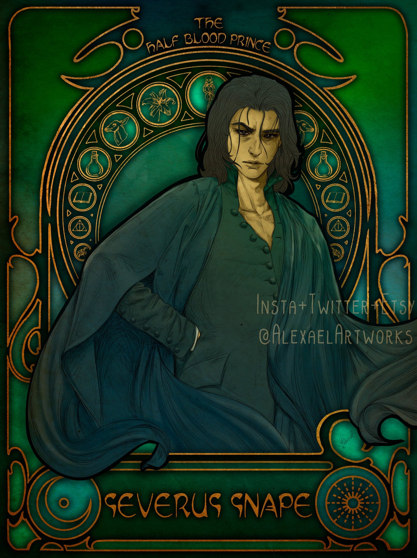 Severus in Art Nouveau style