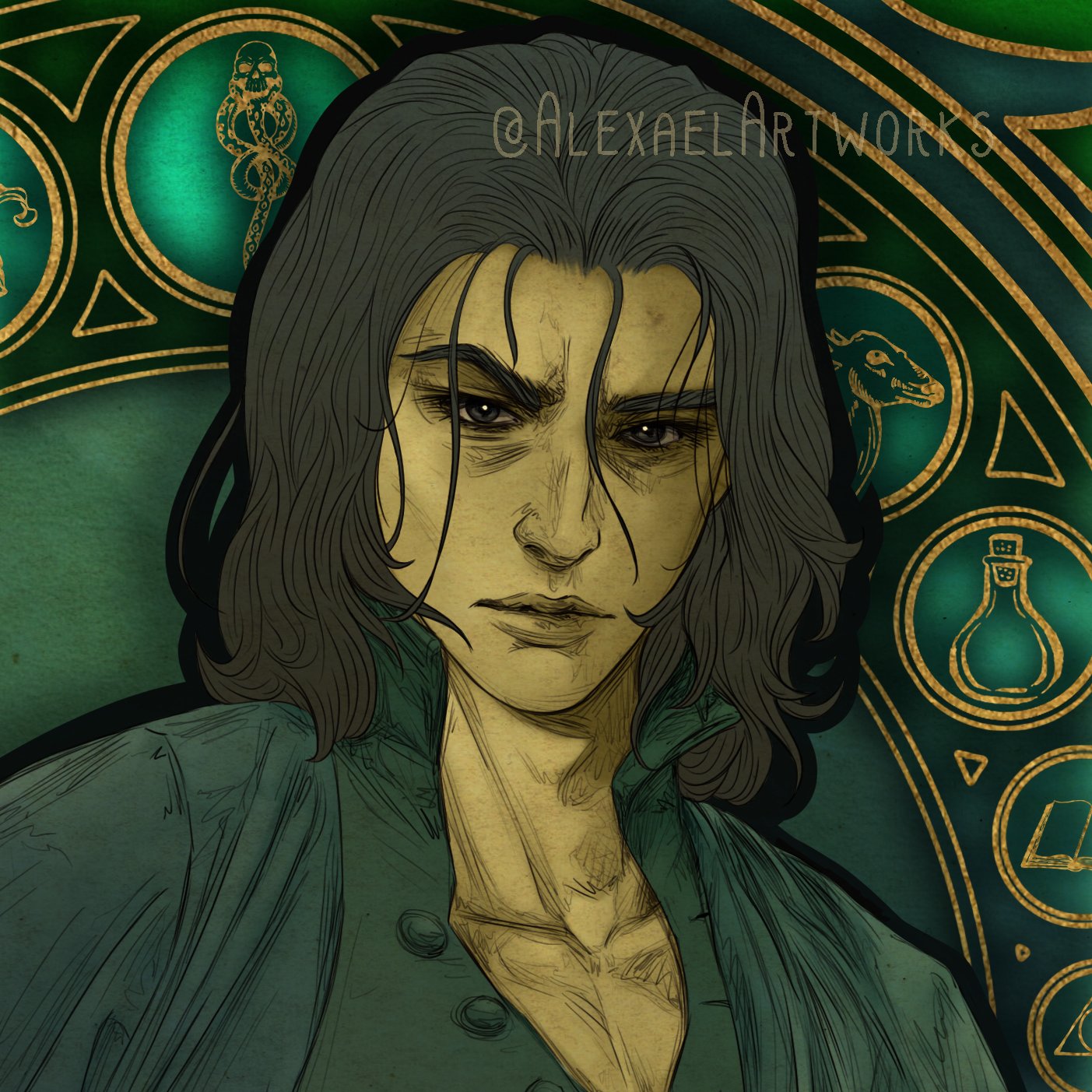 Severus in Art Nouveau style