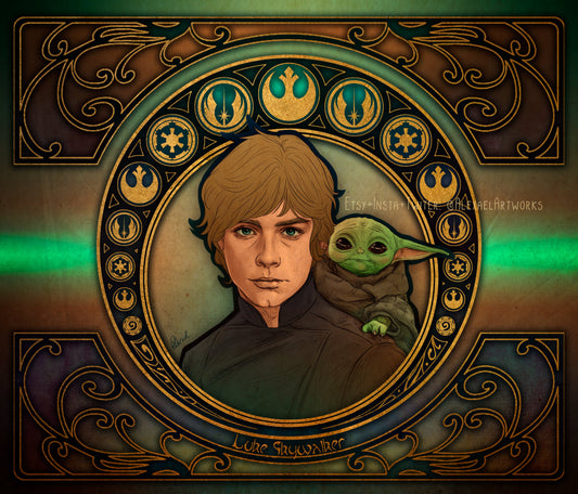 Luke in Art Nouveau style