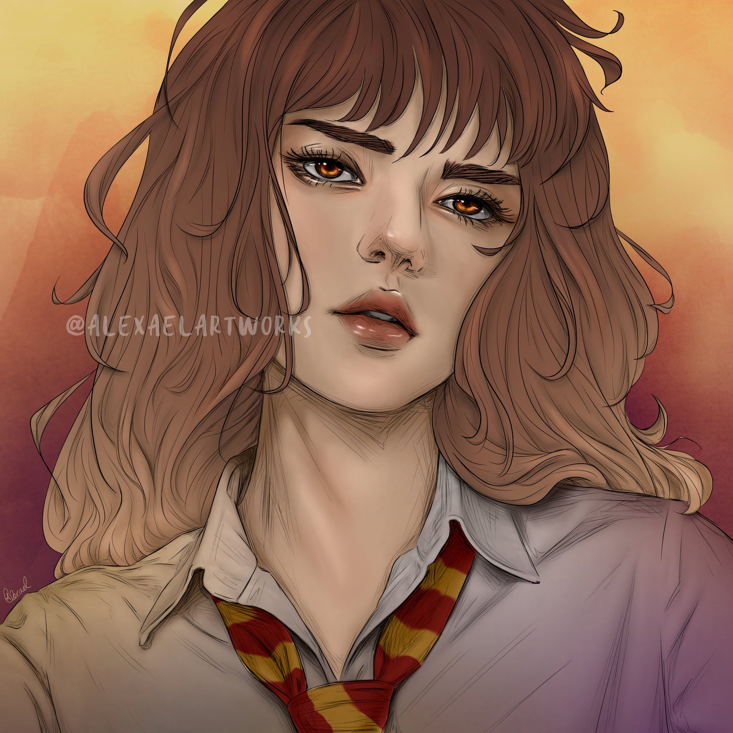 Hermione (detailed close-up portrait)