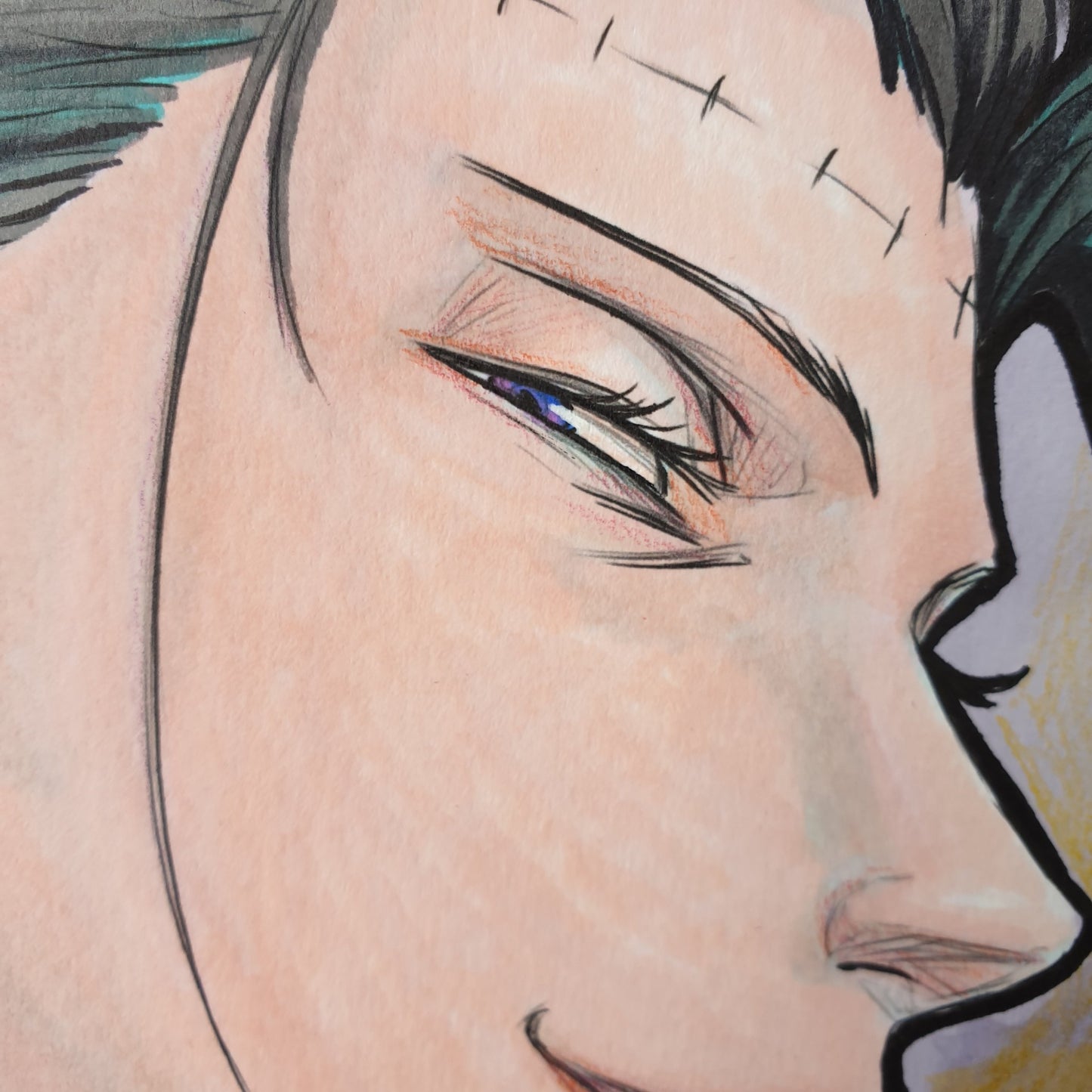 Geto (ink, colored pencils and markers) – Alexael Artworks