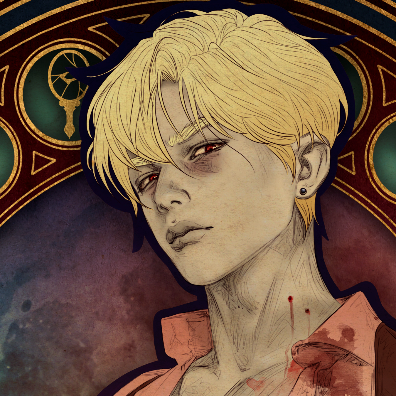 Egon Engel in Art Nouveau style