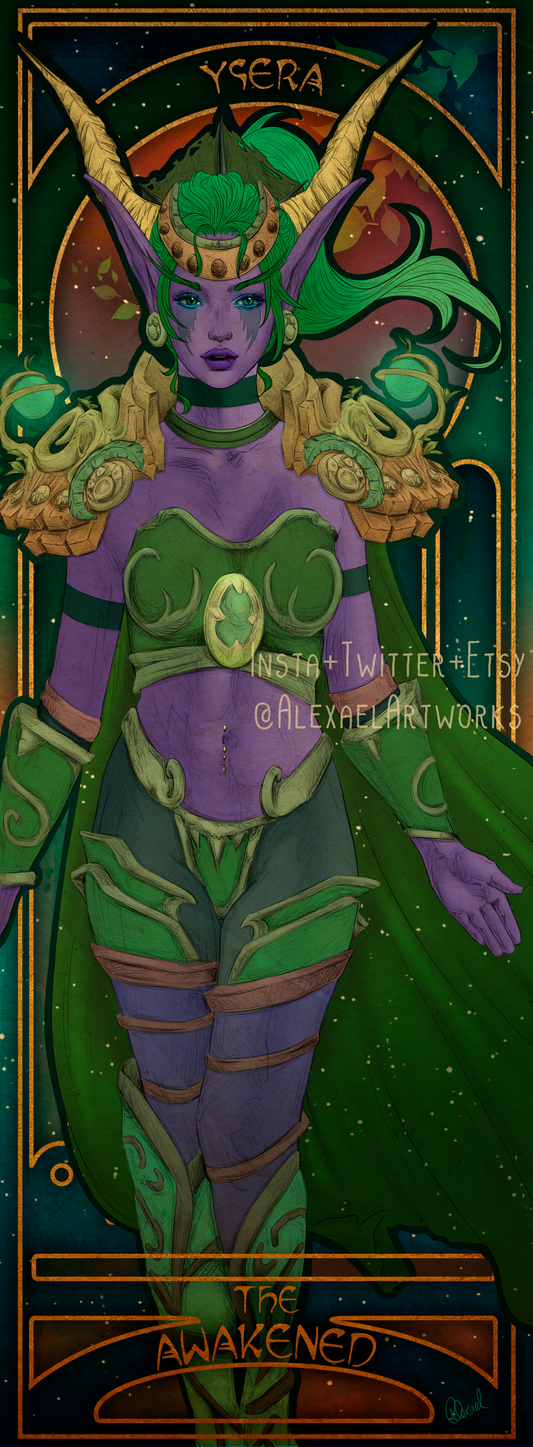 Ysera in Art Nouveau style