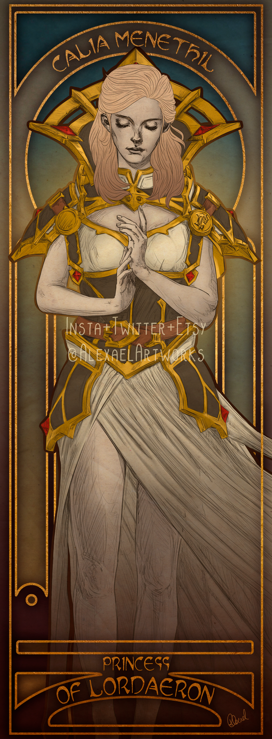 Calia in Art Nouveau style